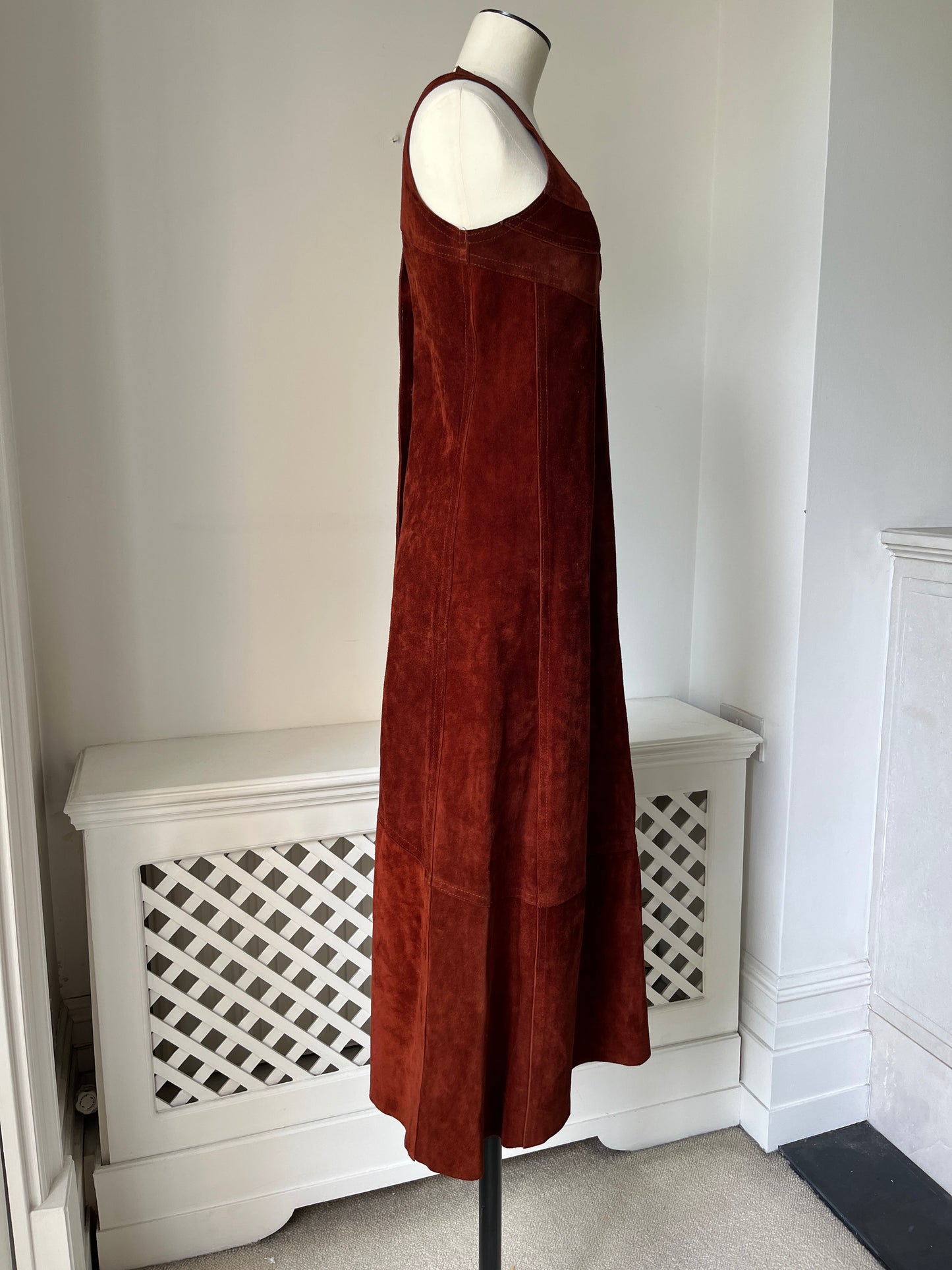 1960s 'Brenzin’ *rare* 100% Suede Leather Dress