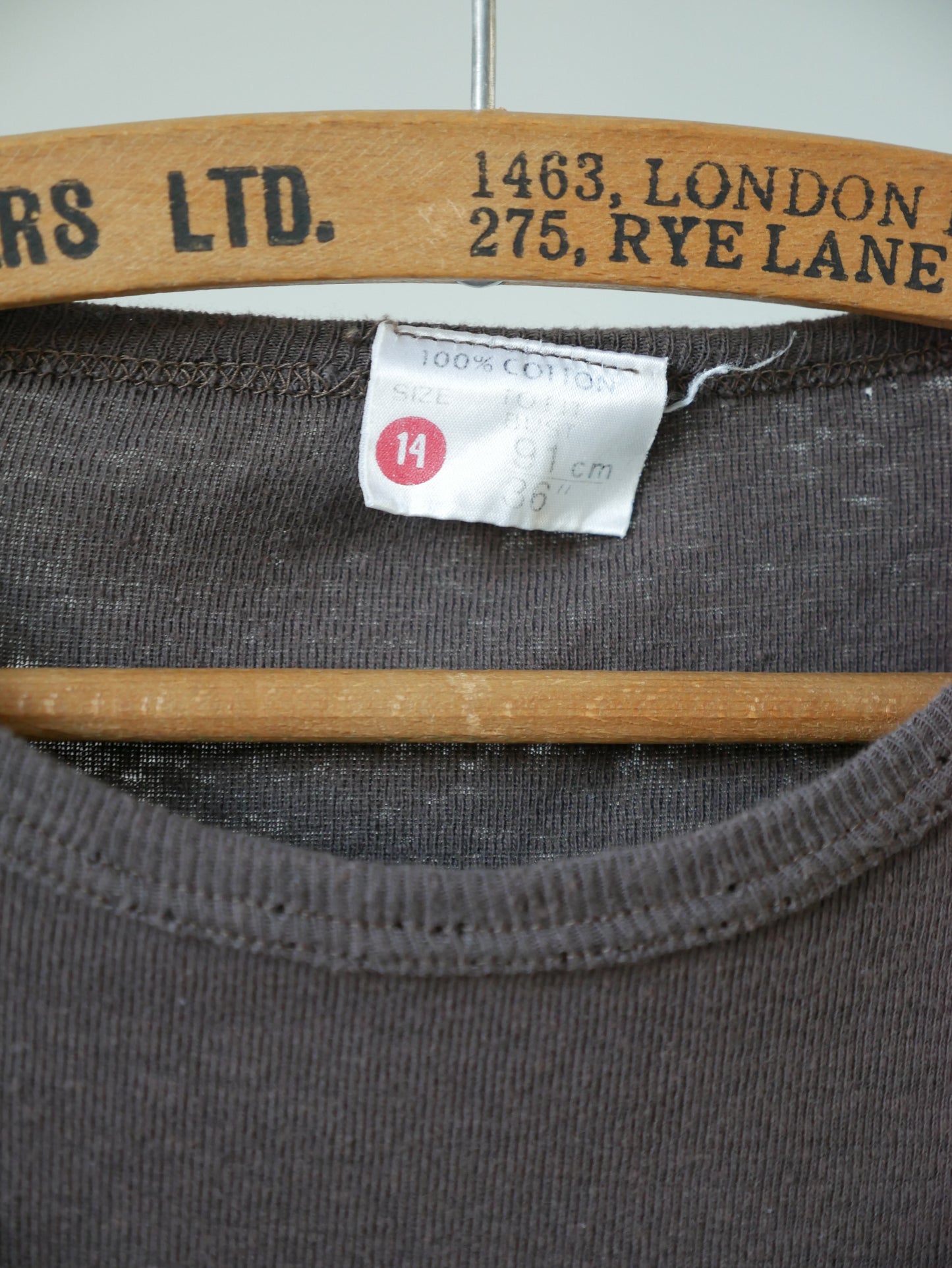 1970s Brown Cotton Tee