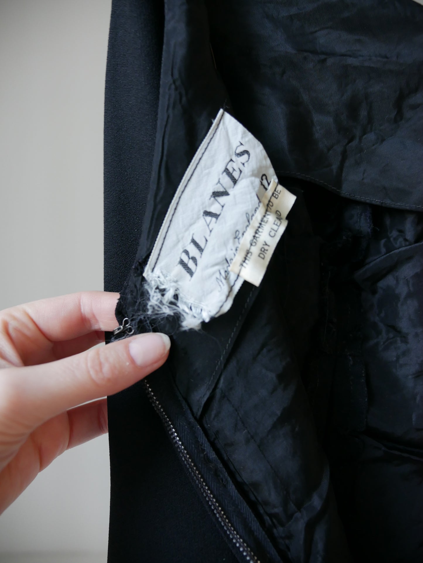 1960s 'Blanes' Wiggle Dress with Feather Hem