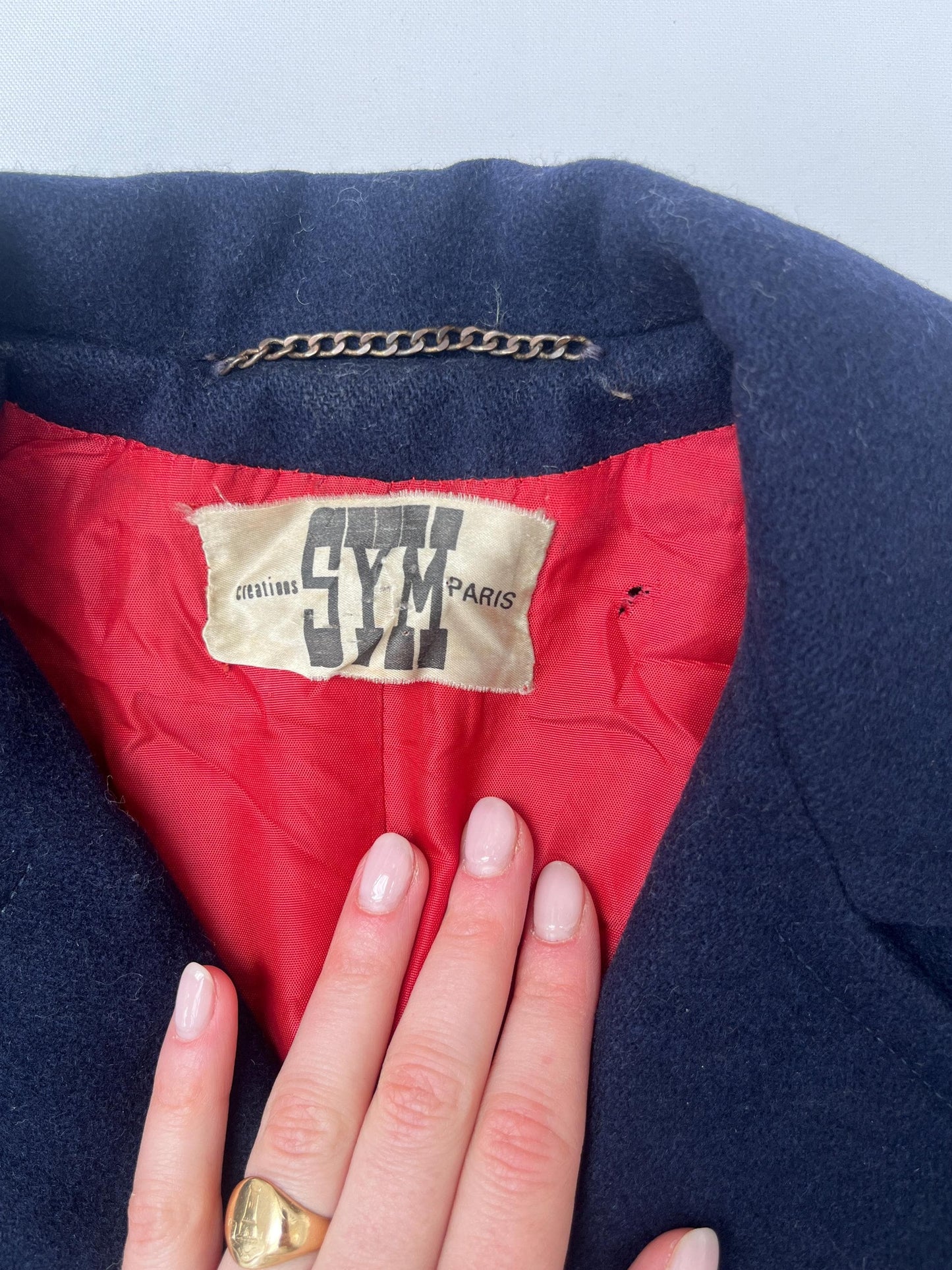 1960s Wool French Made Pea Coat