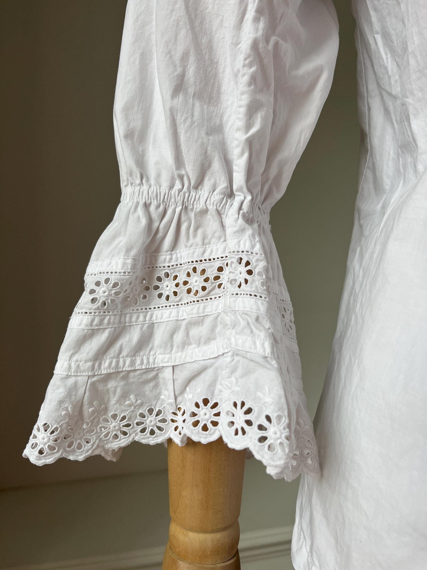 1880s 1890s Victorian *Altered* Nightdress Shirt