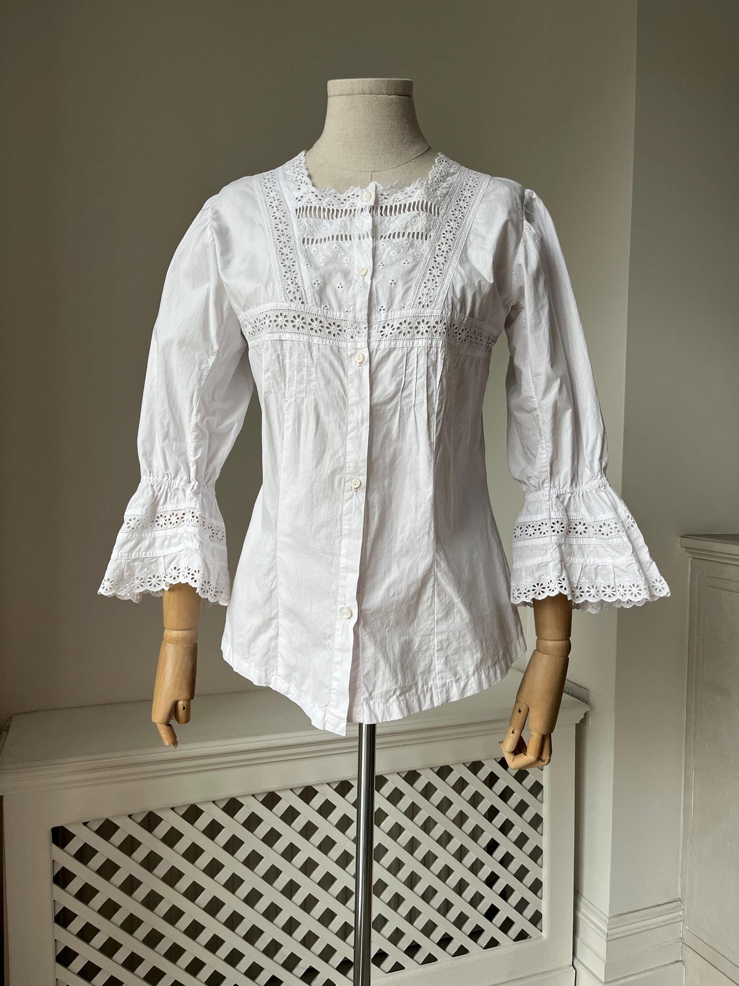 1880s 1890s Victorian *Altered* Nightdress Shirt