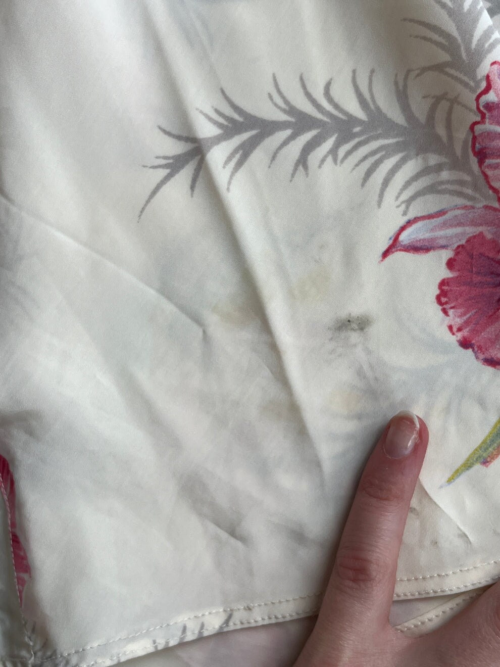 1930s *Rare* Printed Bias Cut Nightdress Slip