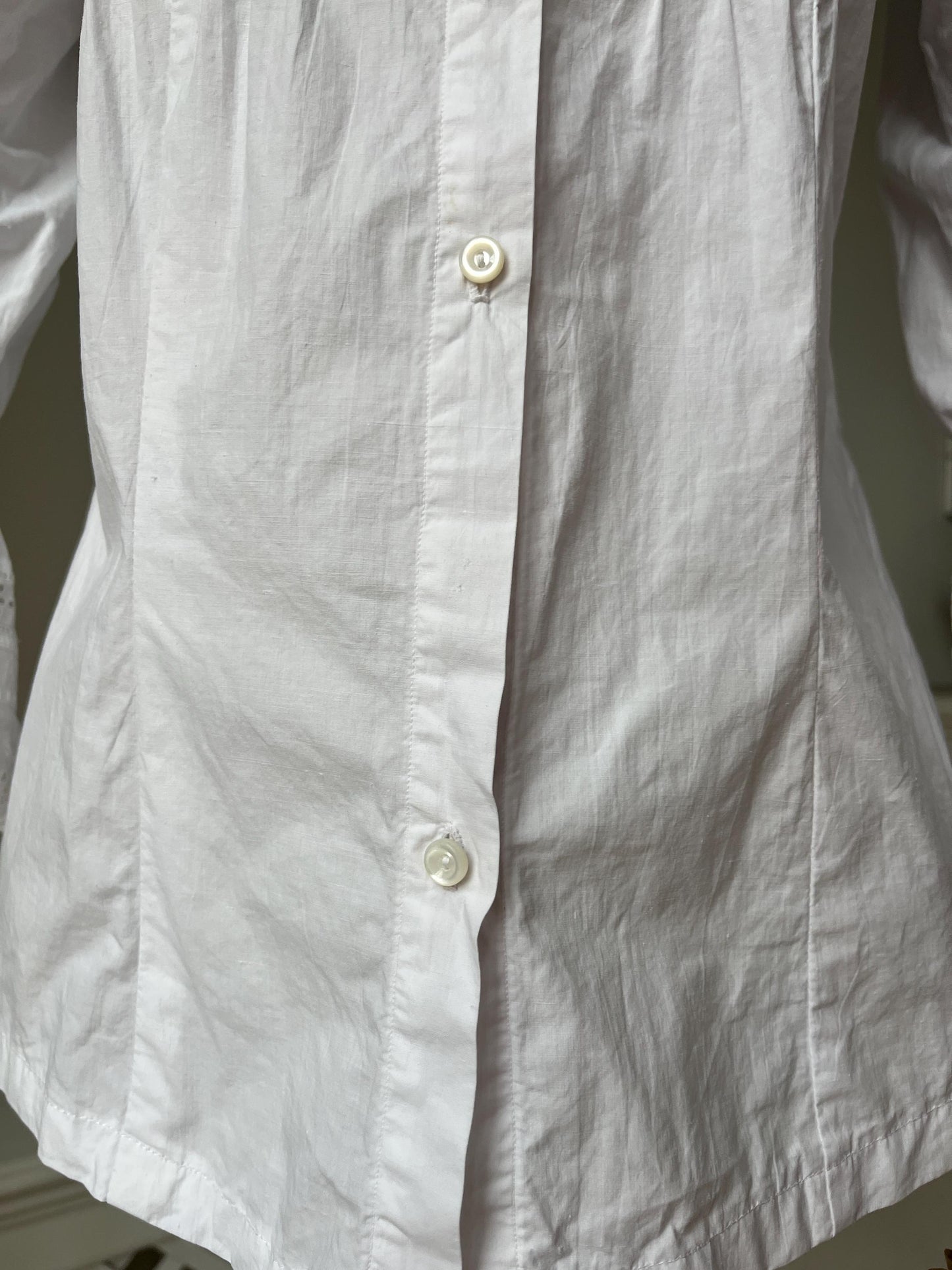 1880s 1890s Victorian *Altered* Nightdress Shirt