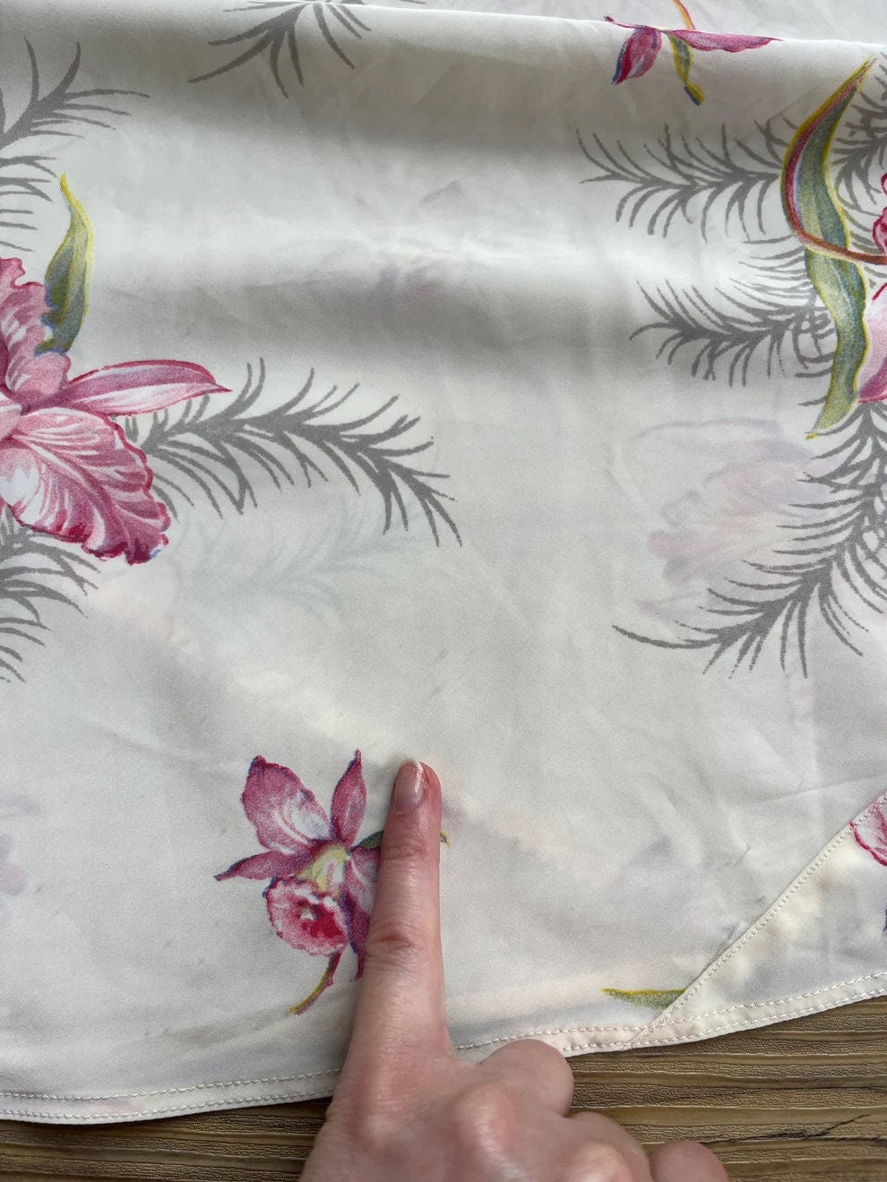 1930s *Rare* Printed Bias Cut Nightdress Slip