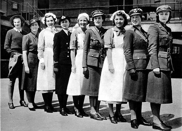 1940s 'Harrods' Workwear Nurses Dress