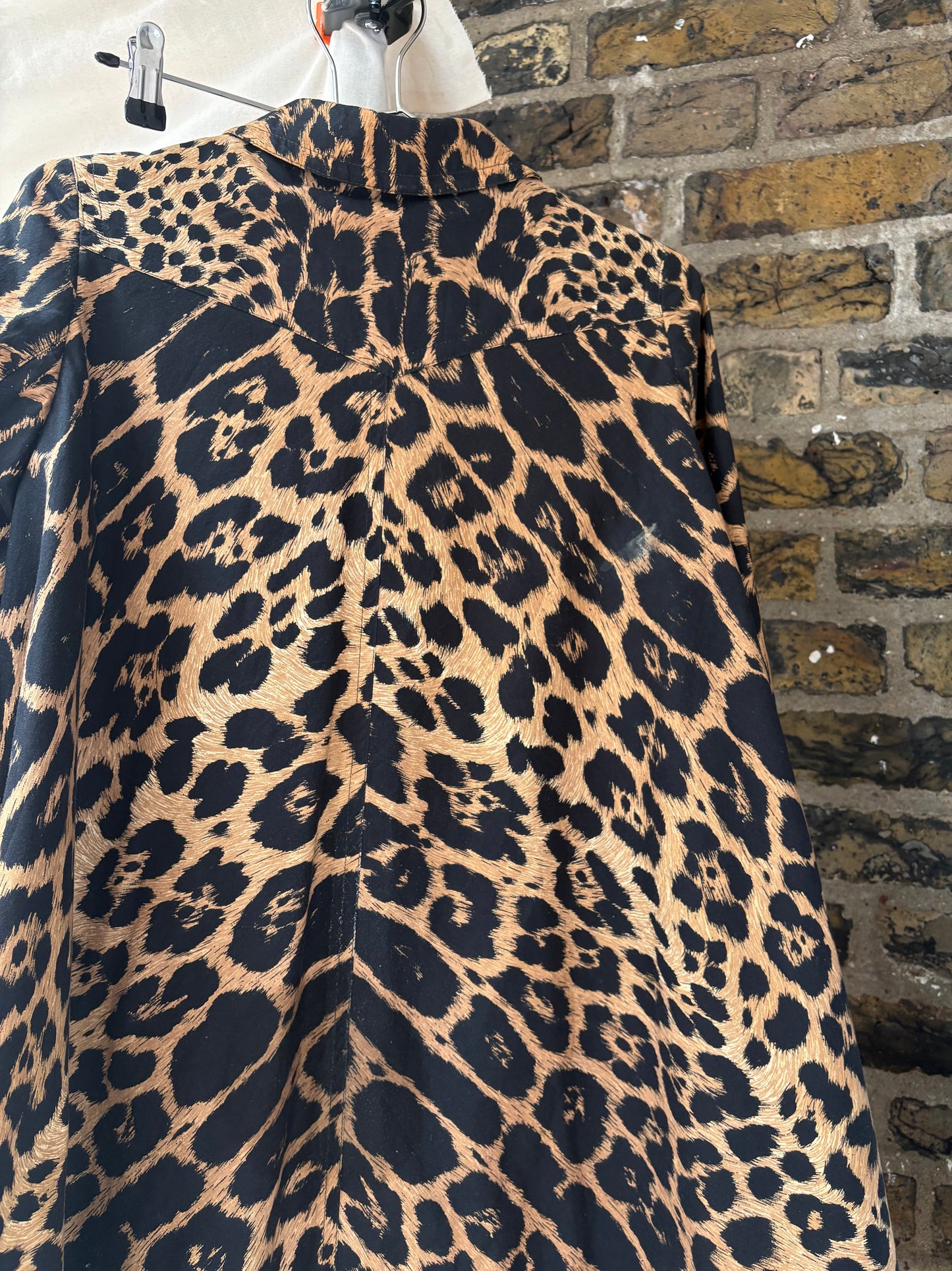 1960s Leopard Print Trench Coat