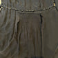 1930s Black Velvet Dress with Dolman Sleeves