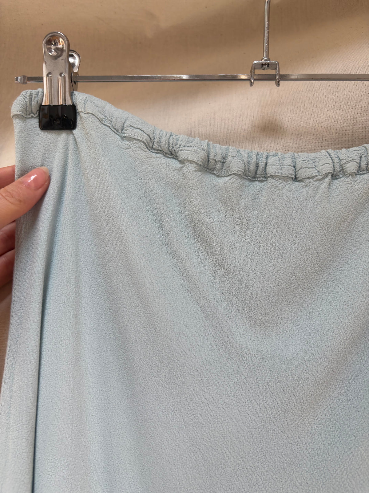 1990s Baby Blue 'Maria Avraam' Skirt Set