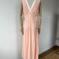 1940s Rayon Crepe Bias Cut Slip Nightdress