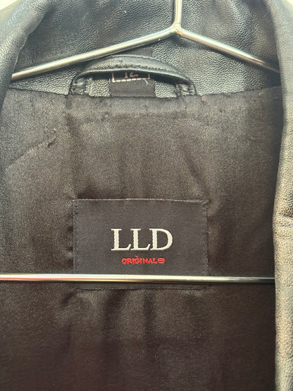 1990s Black Leather Coat