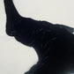 1930s Black Velvet Dress with Dolman Sleeves