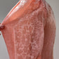 1930s 1940s Pink Velvet 'Lee Delman' Evening Gown