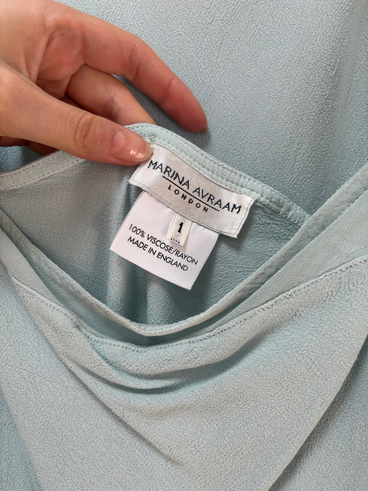 1990s Baby Blue 'Maria Avraam' Skirt Set