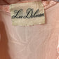 1930s 1940s Pink Velvet 'Lee Delman' Evening Gown