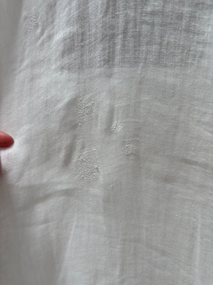 1900s Pure Cotton Sheer Dress (wounded)