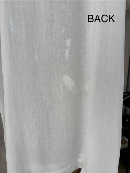 1900s Pure Cotton Sheer Dress (wounded)