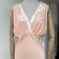 1940s Rayon Crepe Bias Cut Slip Nightdress