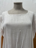 1900s Pure Cotton Sheer Dress