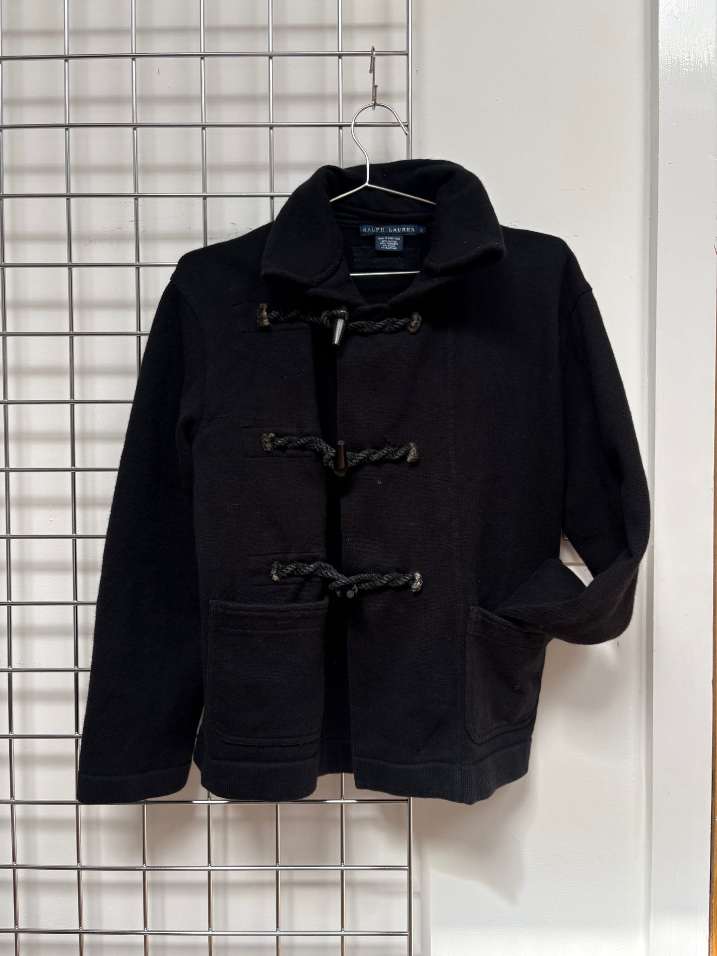 2000s 'Ralph Lauren' Duffle Cardigan