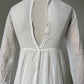 1900s Lawn Cotton Day Dress with Collar