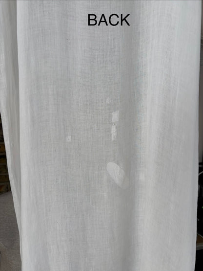 1900s Pure Cotton Sheer Dress (wounded)