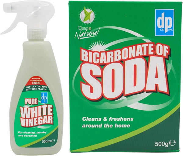 Pure white vinegar + Bicarb of soda