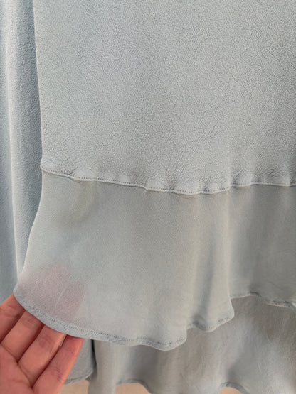 1990s Baby Blue 'Maria Avraam' Skirt Set