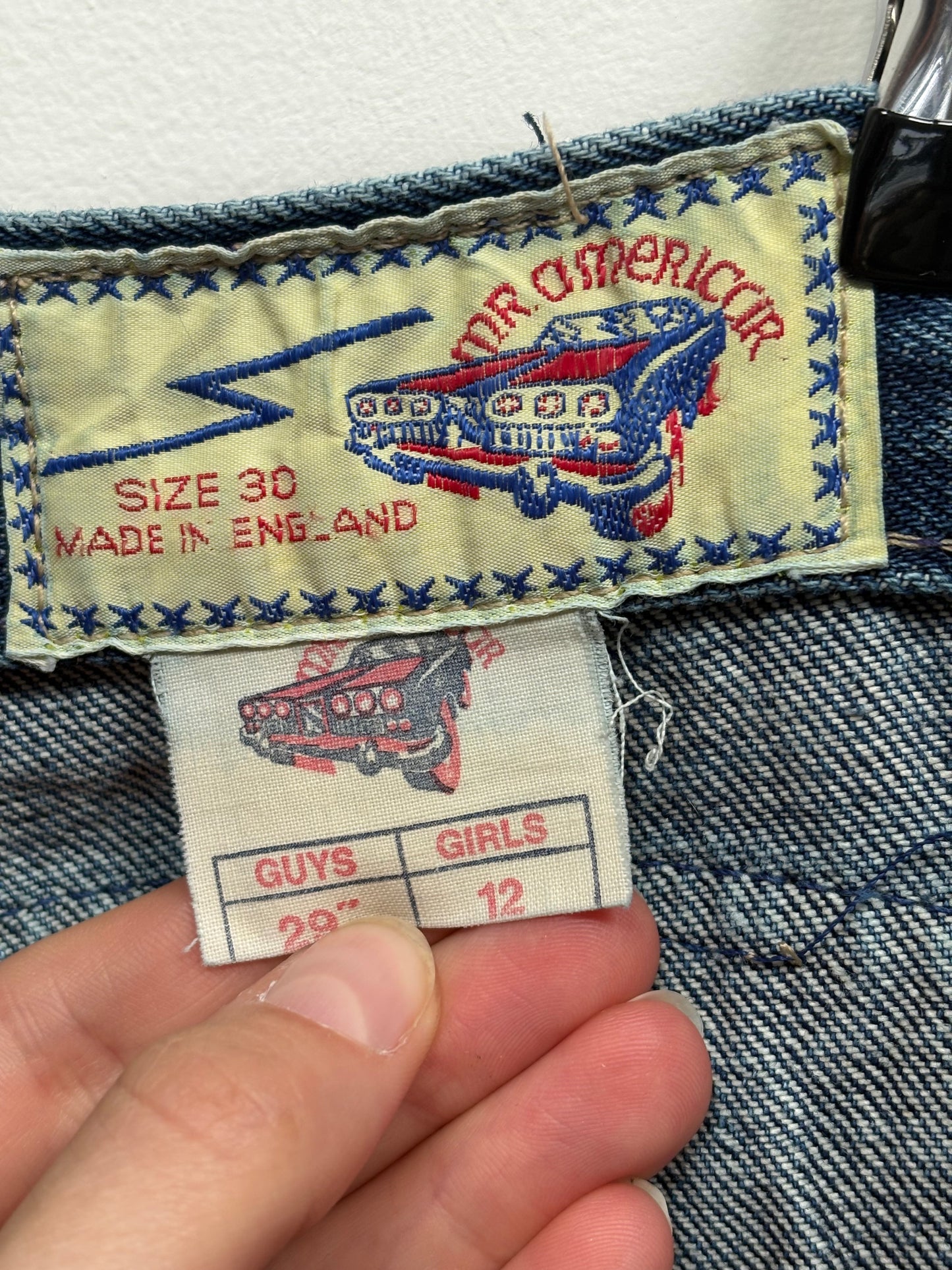 1970s 'Mr Americar' Wide Leg Jeans