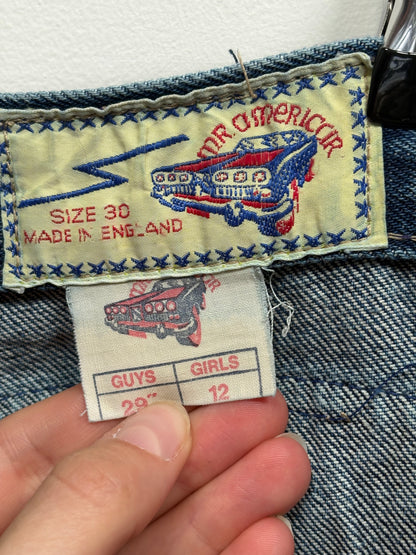 1970s 'Mr Americar' Wide Leg Jeans