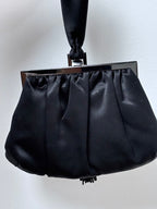 2000s Black Tassel Handbag