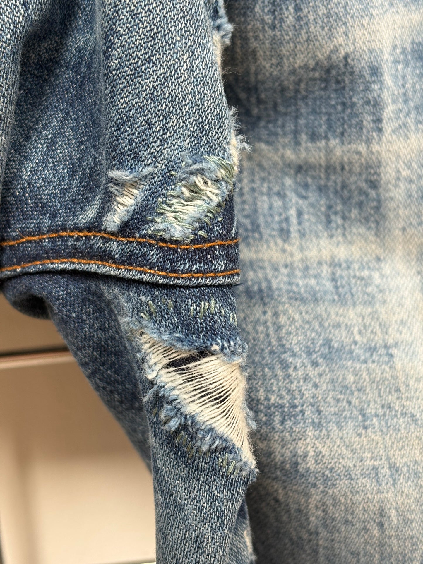 1970s 'Easy' Jeans with Press Crease Legs