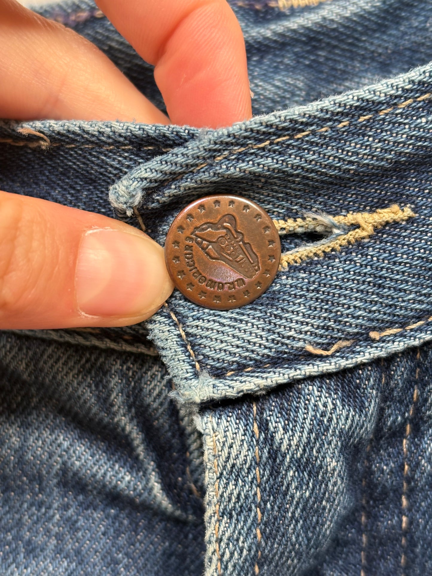 1970s 'Mr Americar' Wide Leg Jeans