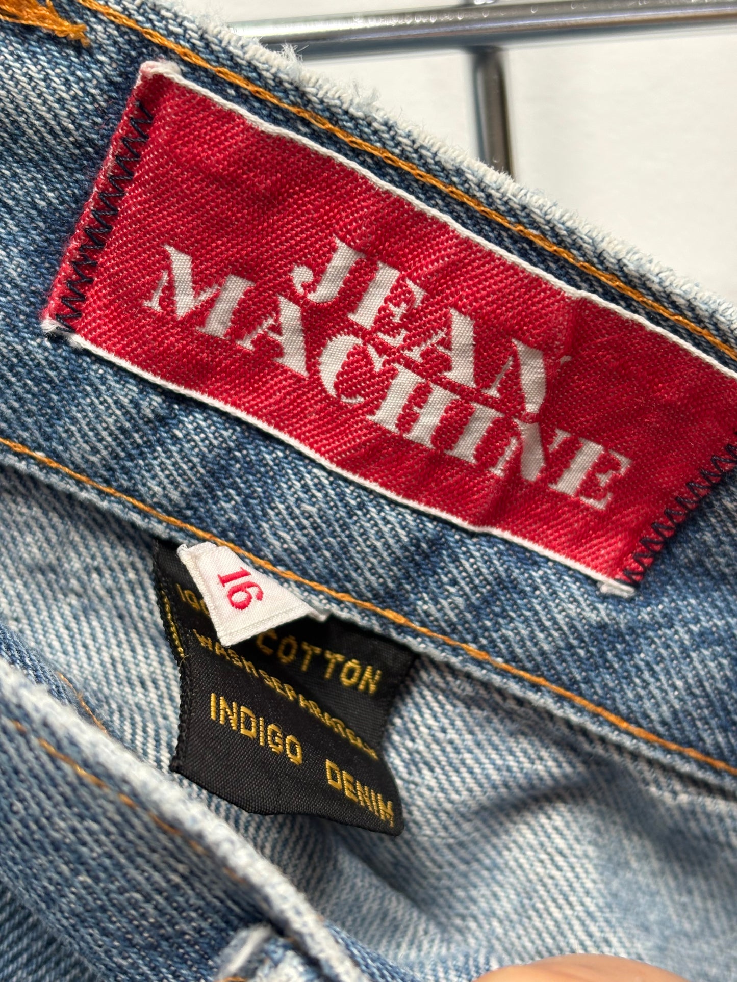 1980s 'Jean Machine' Tapered Jeans