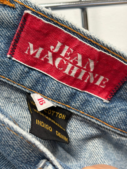1980s 'Jean Machine' Tapered Jeans