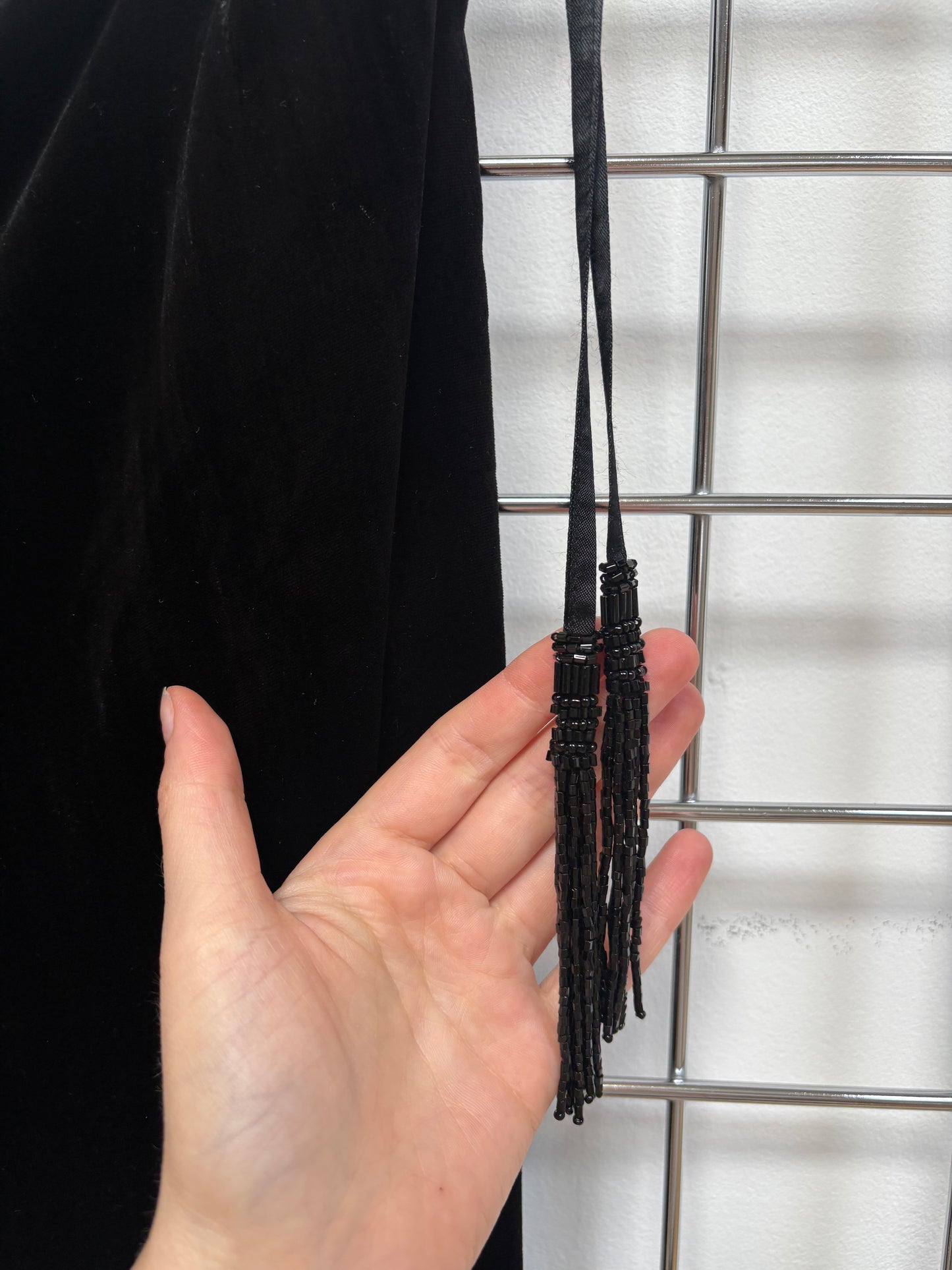 1990s Velvet Trousers with Tassel