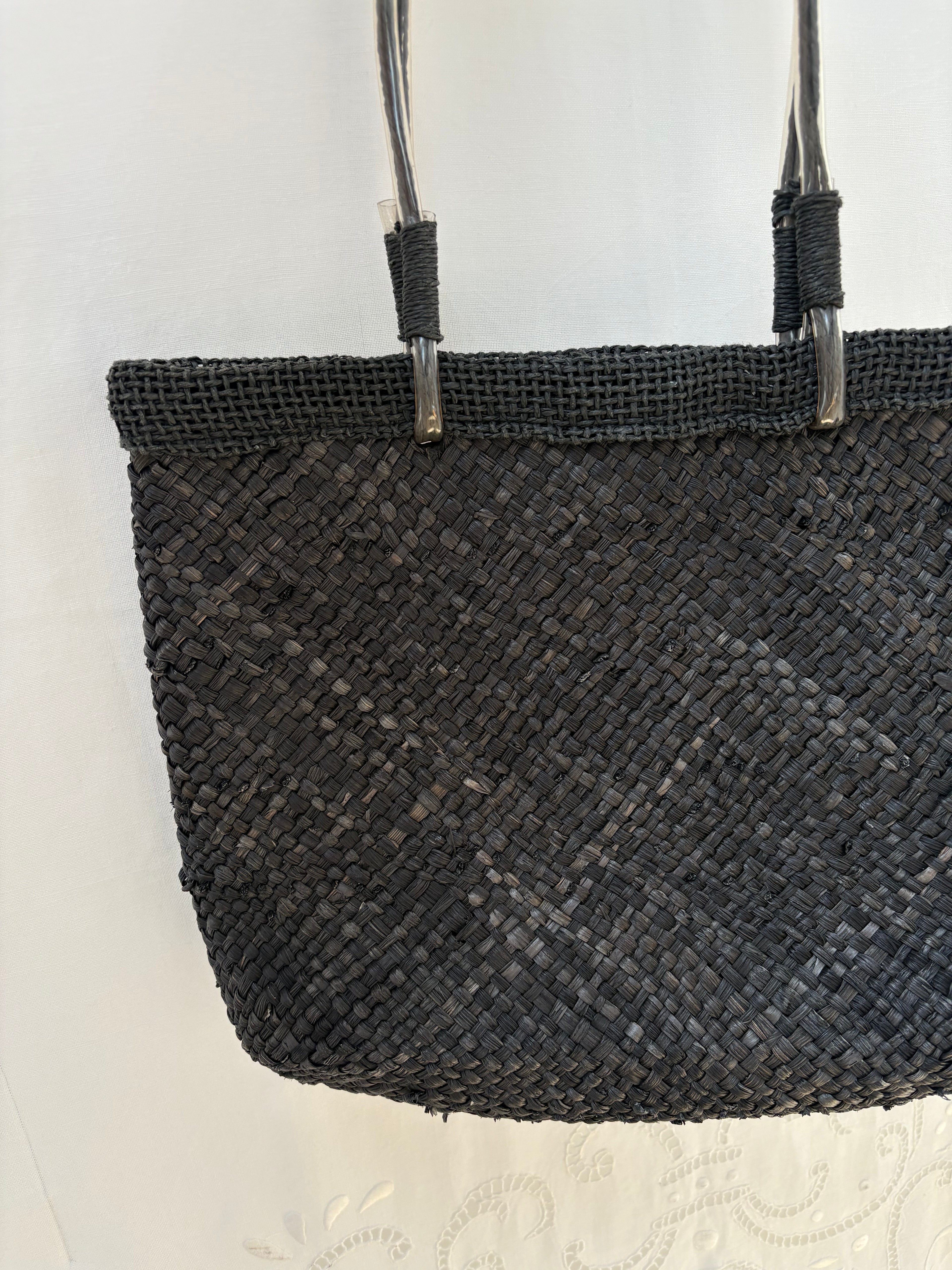 1990s Mini Woven Handbag