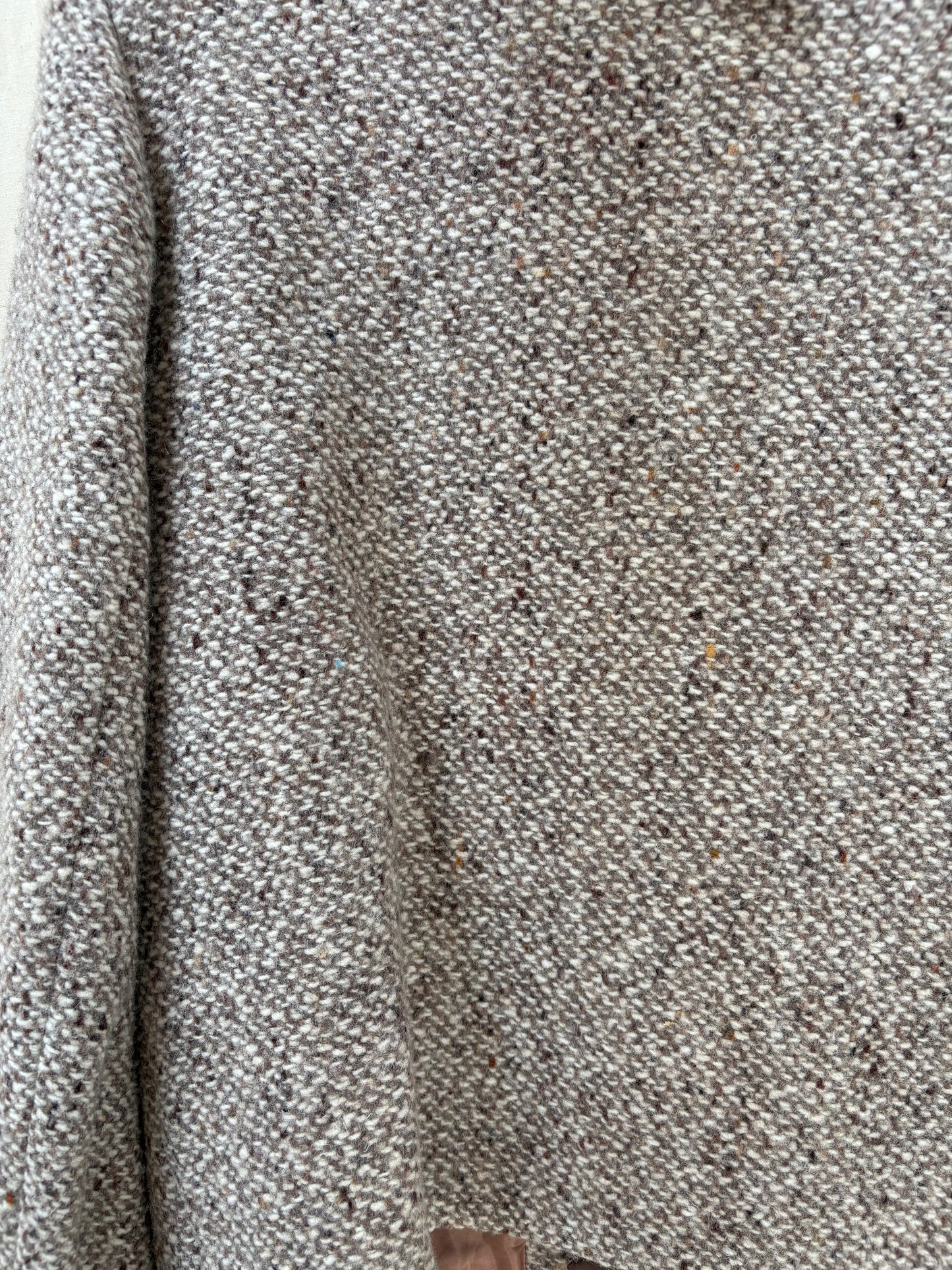 1980s French 'Pierbe' Wool Marl Collarless Blazer