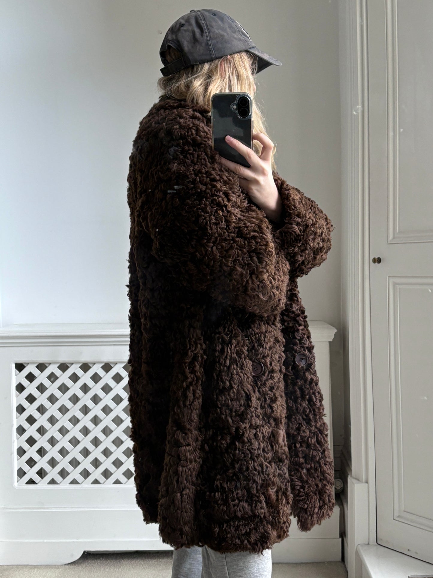 1970s Brown Sheepskin Coat