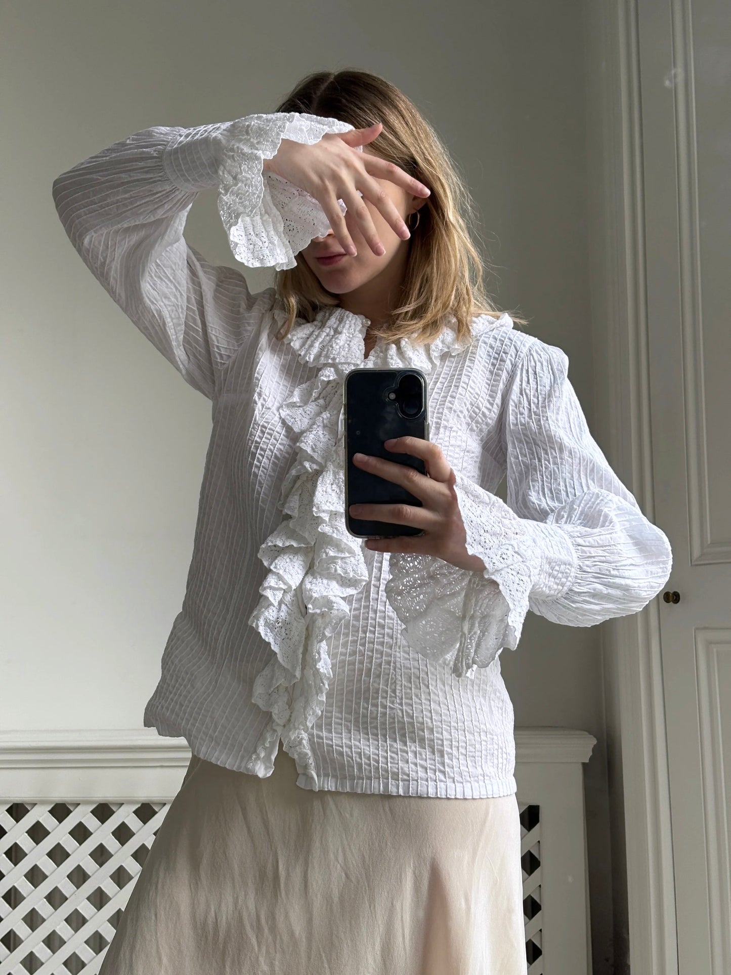 1970s *rare* 'Mexicana' Ruffled Blouse