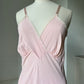 1940s Pink Midi Pink Slip with Crossover Bust