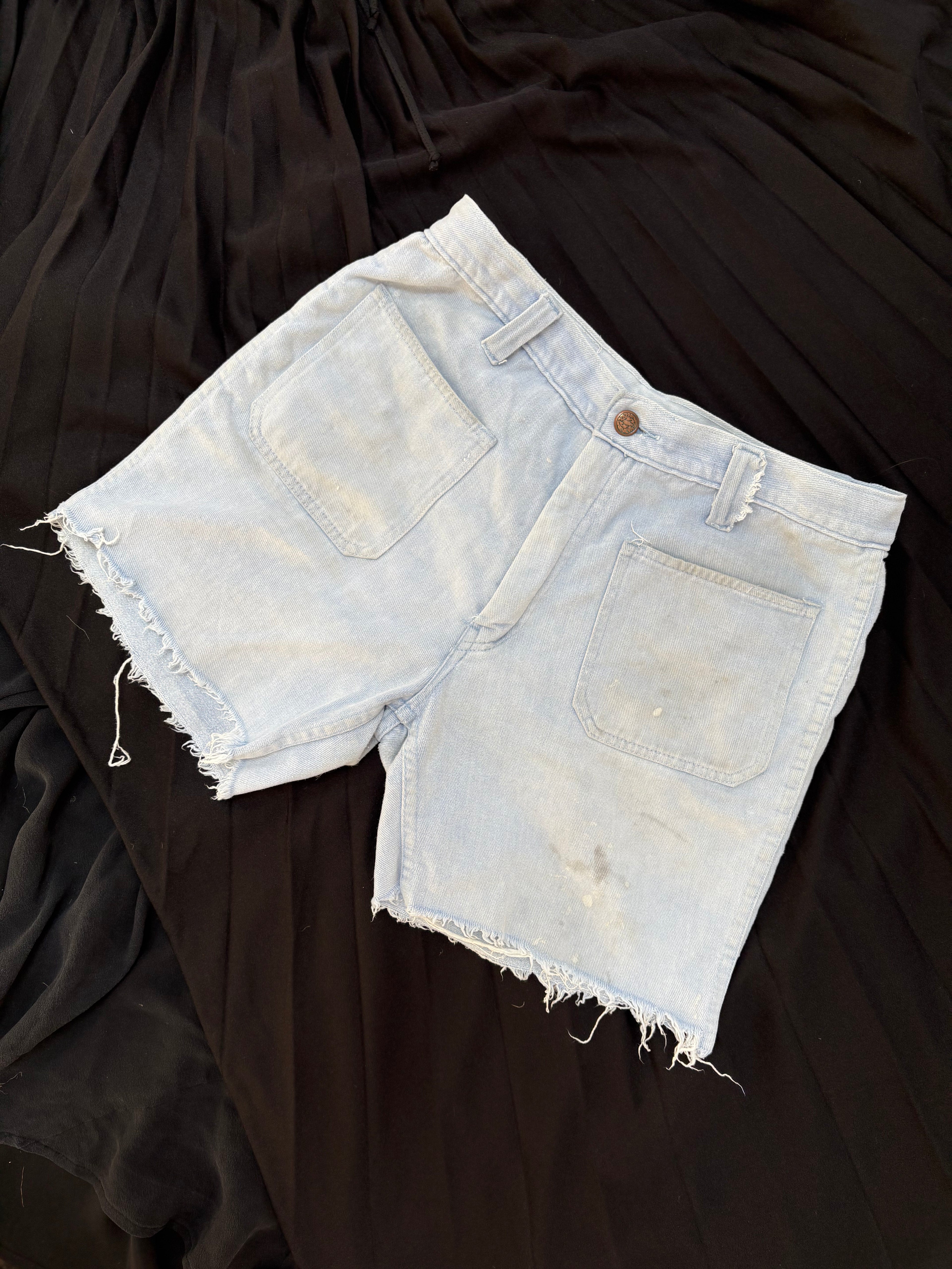 1970s Denim Shorts