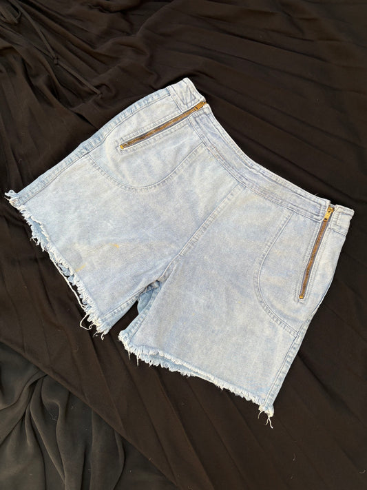 1970s Zip Front Shorts