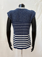 1960s Stripe Knit Blouse