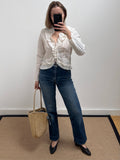 1990s Ruffle Blouse