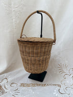 Vintage Birkin Style Basket Handbag
