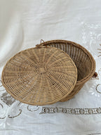 Vintage Birkin Style Basket Handbag