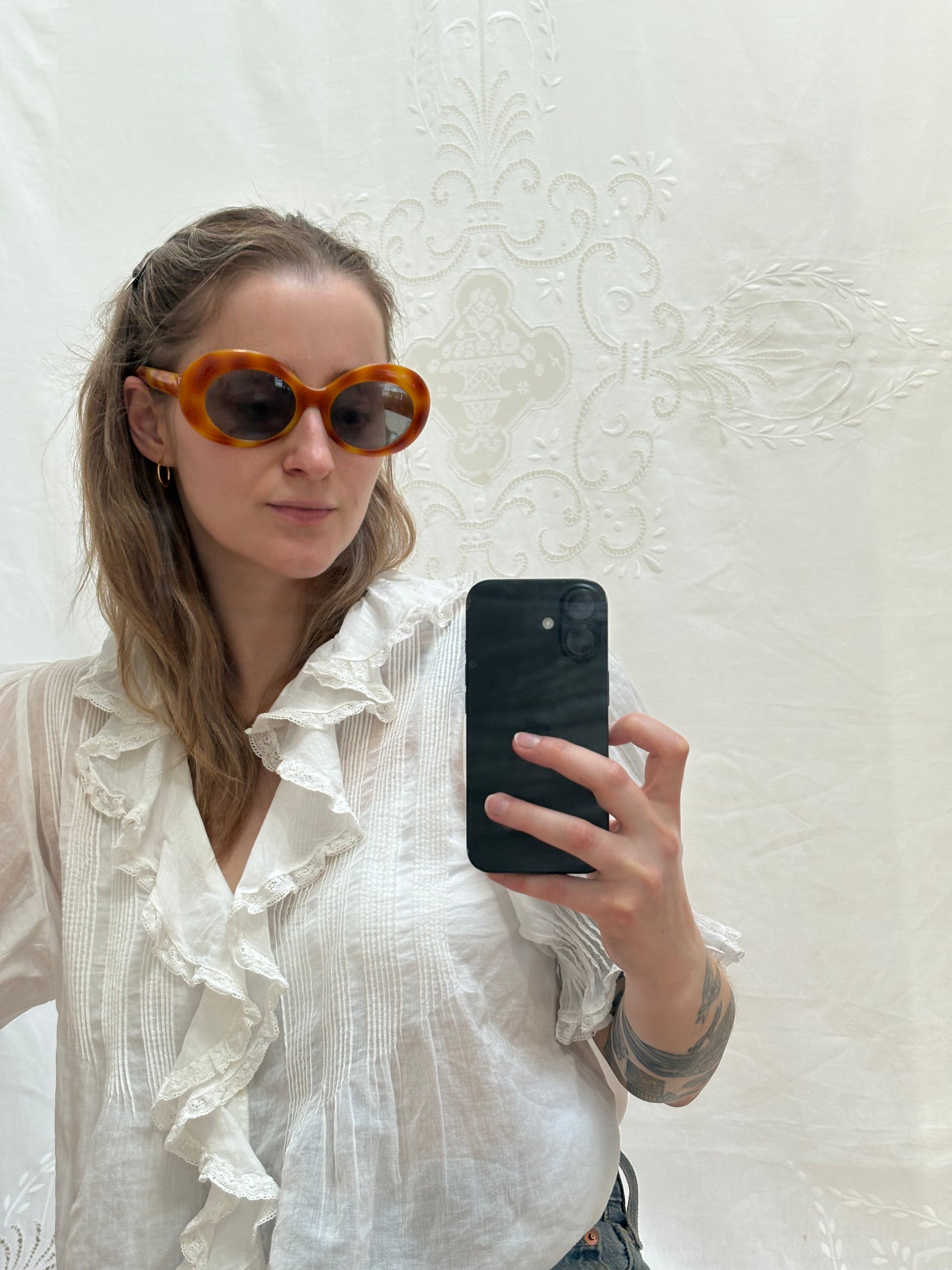 1970s Oval Sunglasses