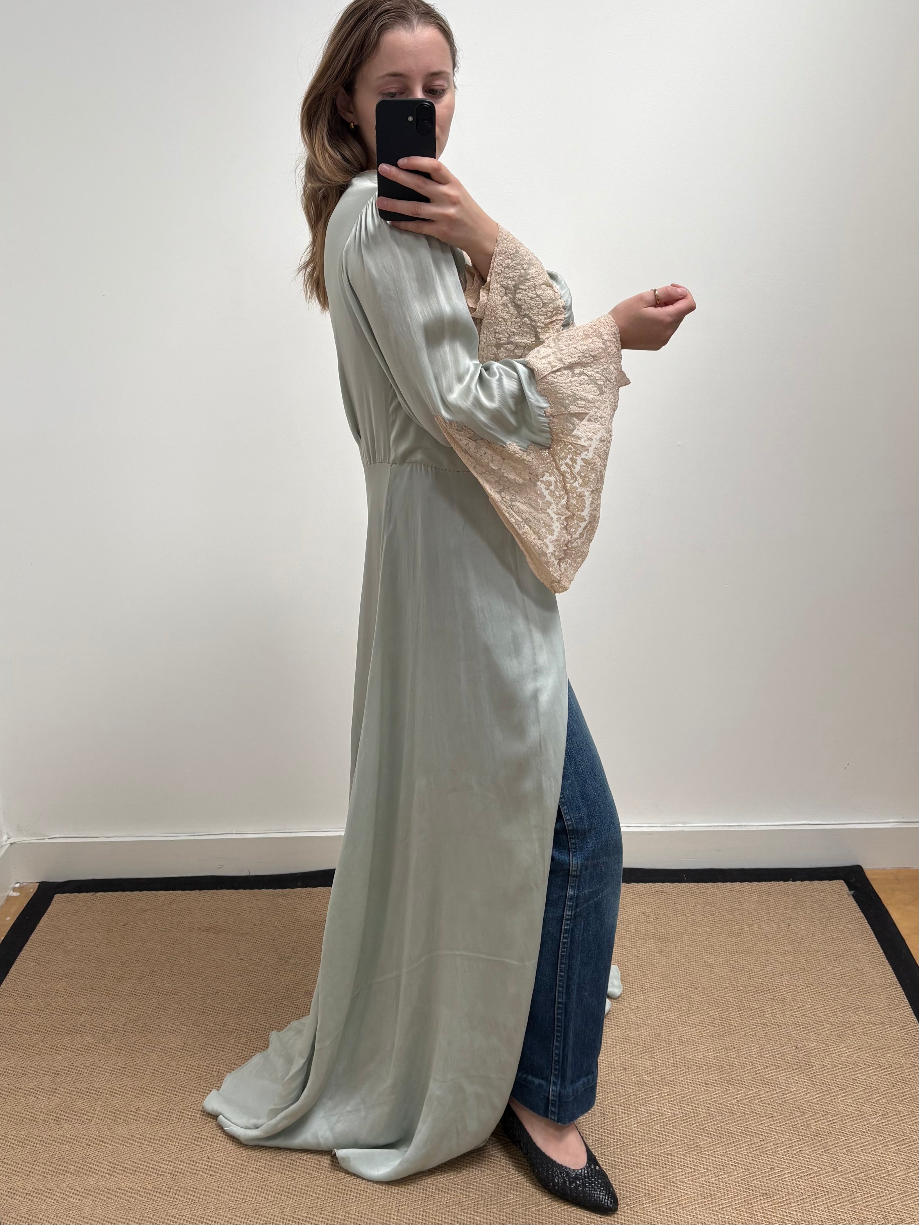 1930s Pure Silk Gown