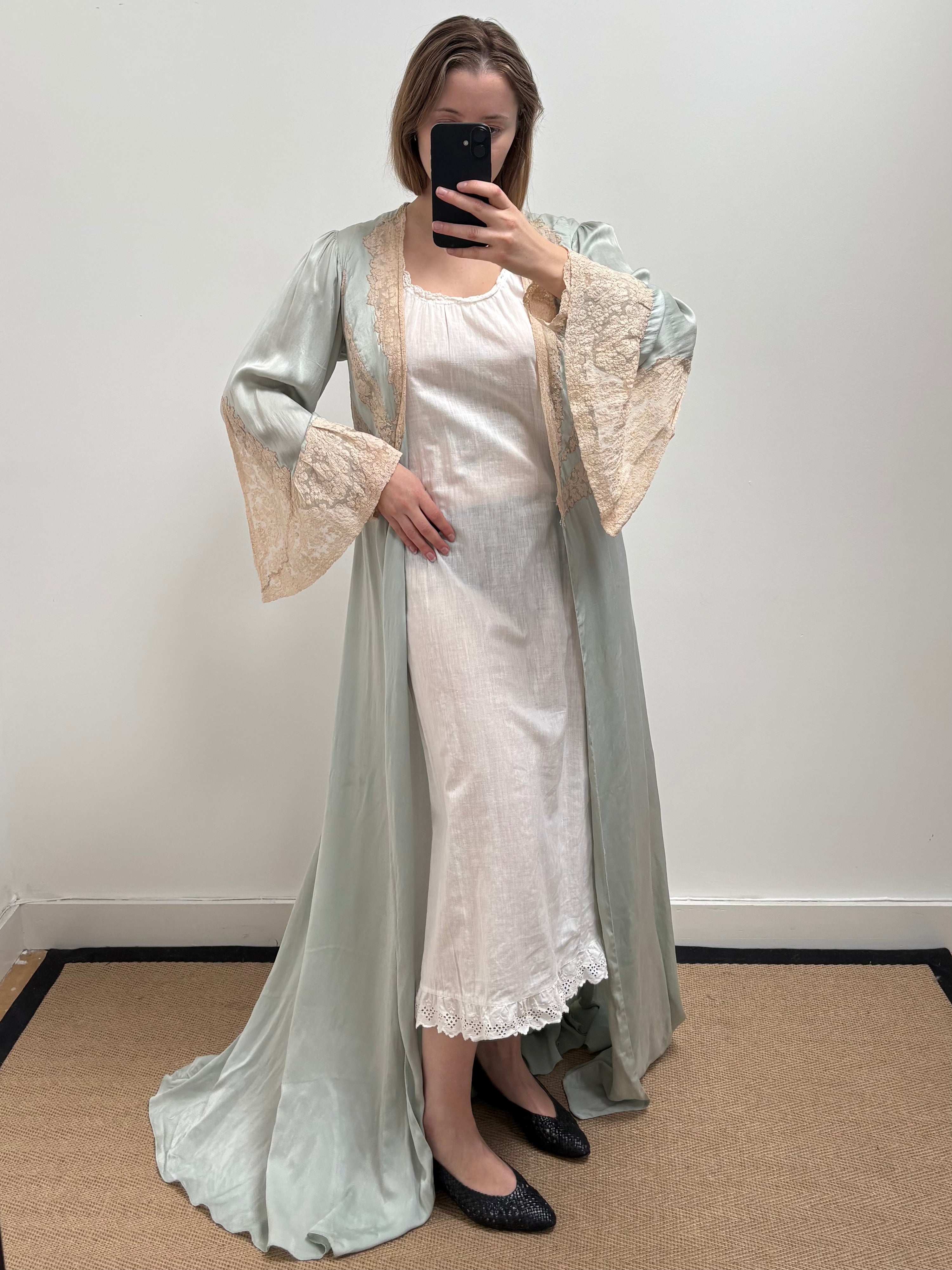 1930s Pure Silk Gown